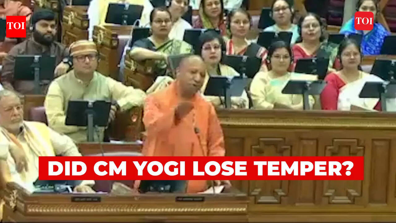 Video of spat between Akhilesh Yadav and Yogi Adityanath in UP Assembly ...