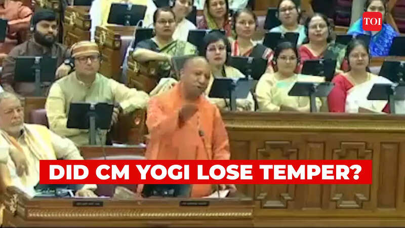 Video of spat between Akhilesh Yadav and Yogi Adityanath in UP Assembly ...