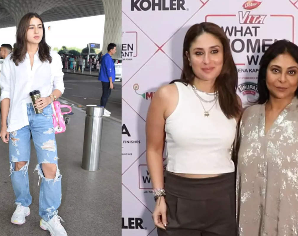 
#CelebrityEvenings: From Kareena Kapoor Khan-Sara Ali Khan to Rakhi Sawant-Tina Dutta to Rashmika Mandanna-Tamannaah Bhatia, Bollywood celebs get spotted in Mumbai
