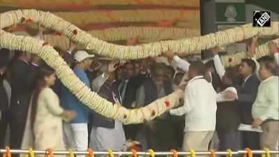 Bihar: Mahagathbandhan conducts rally in Purnea