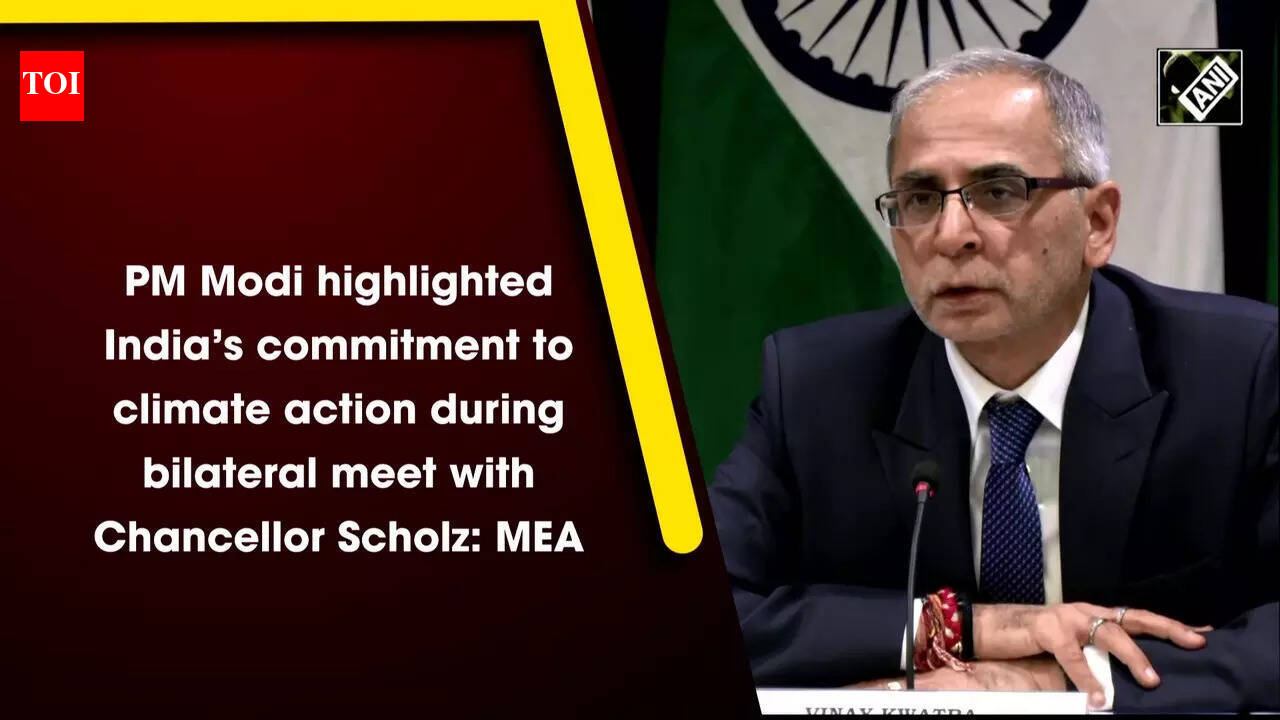 PM Modi highlighted India’s commitment to climate action during meet ...