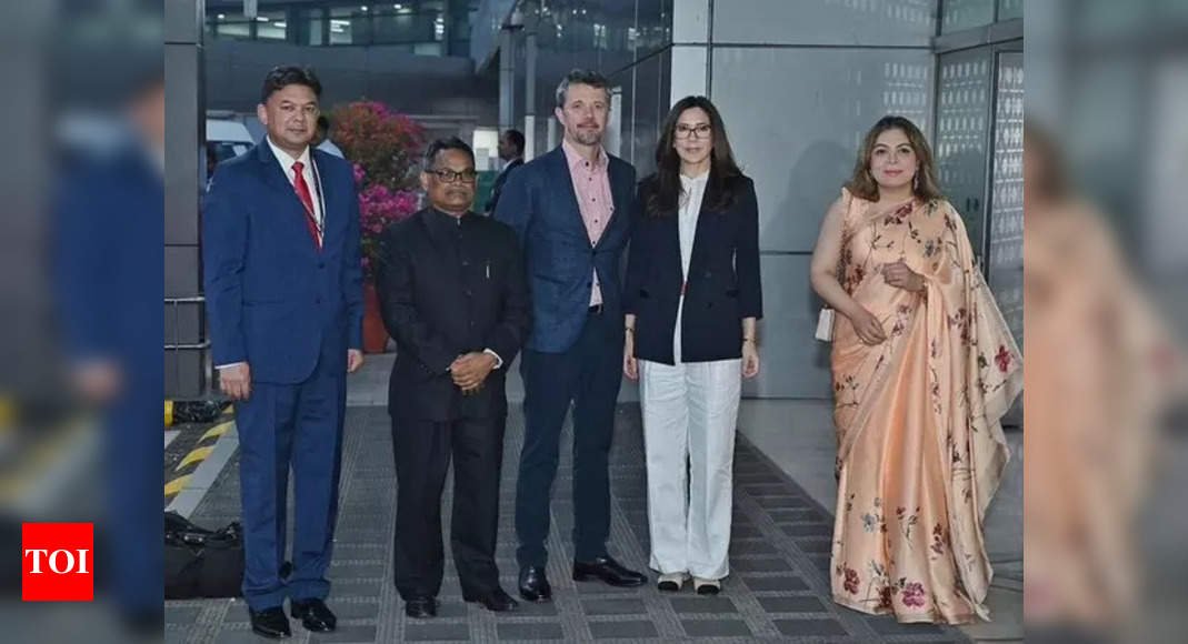 Danish Crown Prince Frederik Andre Henrik Christian, Crown Princess Mary Elizabeth arrive in India | India News – Times of India