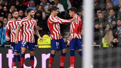 Ten-man Atletico hold Real Madrid to a 1-1 draw