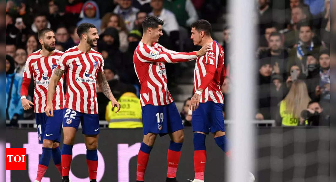 Ten-man Atletico hold Real Madrid to a 1-1 draw | Football News – Times of India