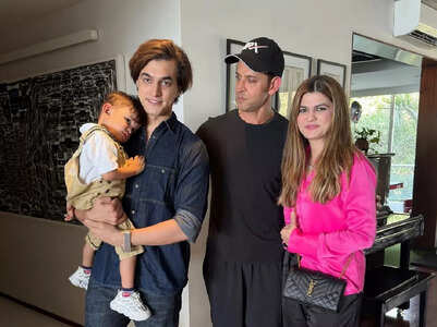 Hrithik meets Mohsin Khan at his residence