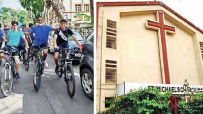 Mumbai: ‘Cross-country’ cycling for the faithful this Lent from St Michael’s Church in Mahim