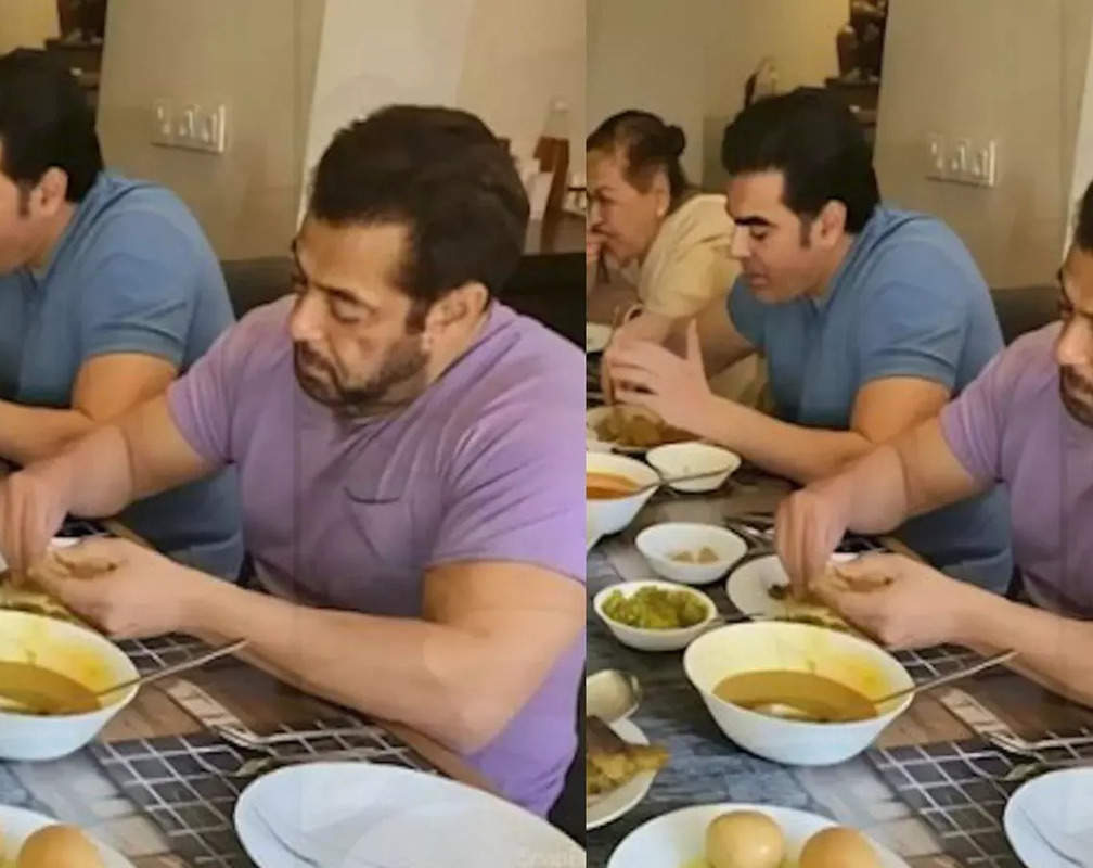 
VIRAL PIC! Salman Khan enjoys homemade food with Arbaaz Khan and Helen in this unseen snap; fans say 'Very down to earth family'
