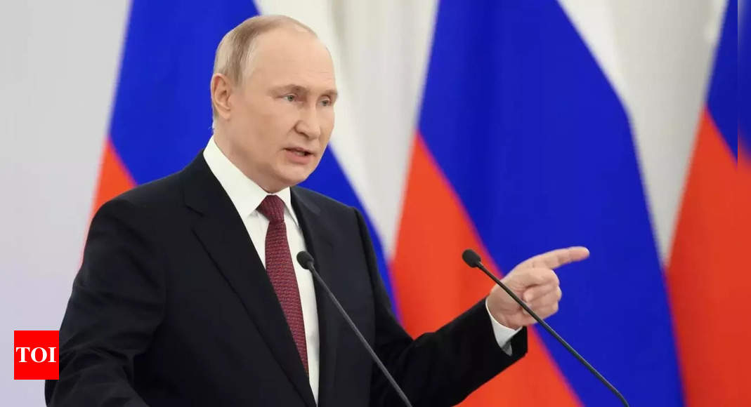 NATO taking part in Ukraine conflict with arms supplies: Putin – Times of India