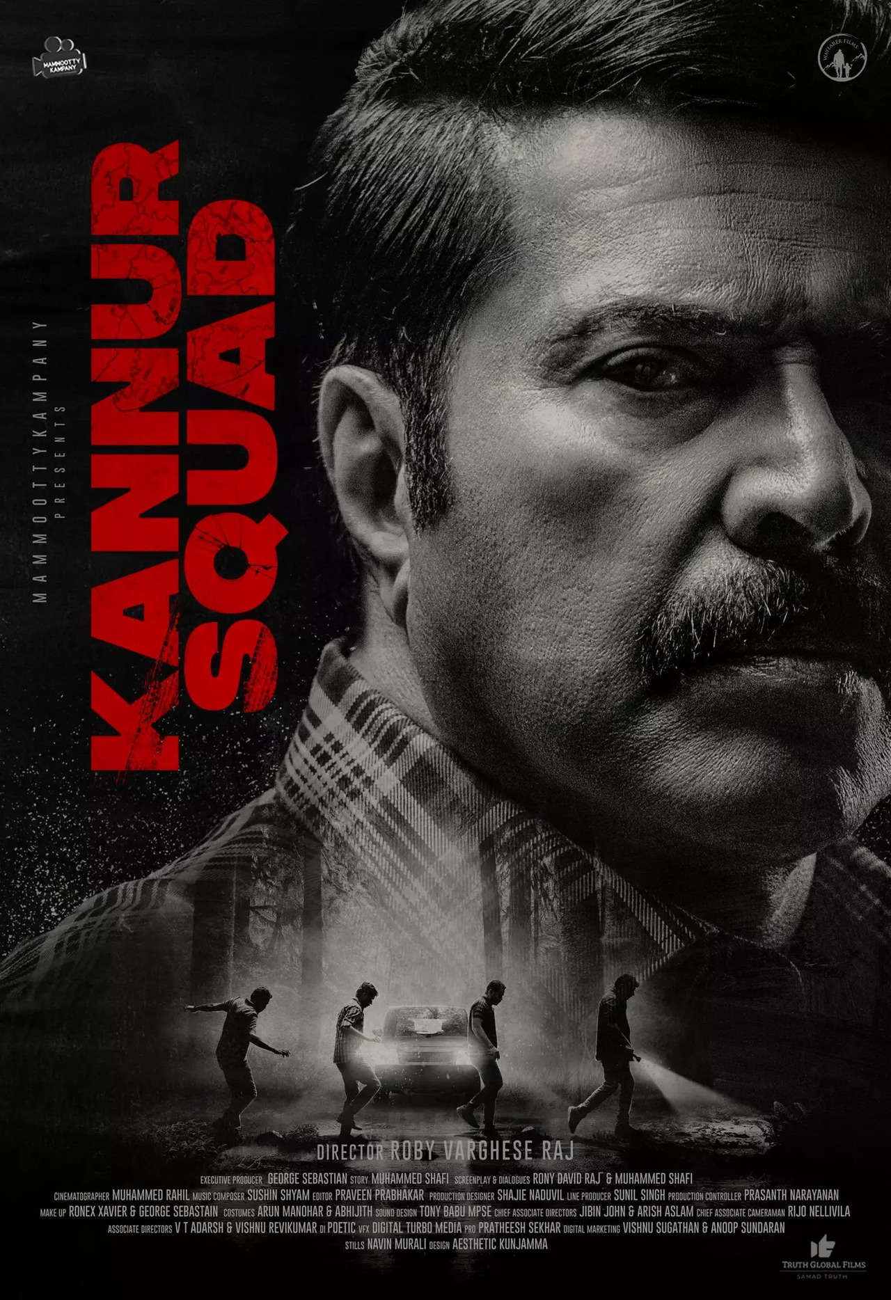 Mammootty's next with Roby Varghese Raj titled 'Kannur Squad', first look poster out | Malayalam Movie News - Times of India