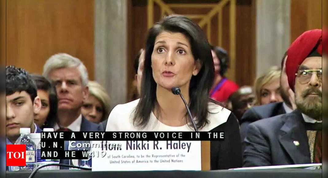 Nikki Haley says if voted to power, she will cut foreign aid to countries like China & Pakistan which hate America – Times of India