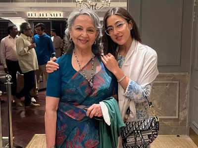 Sara Ali Khan shoots with her grandmother Sharmila Tagore, calls her ‘sapno ki rani’ - Pics inside