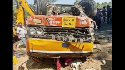 Four die, 24 sustain injuries as trucks collide in Tamil Nadu's Tirupur