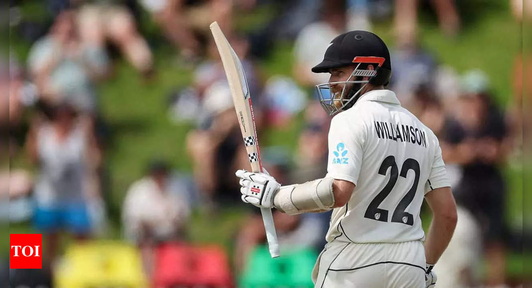 NZ vs ENG 2nd Test: Kane Williamson century sees New Zealand set England 258-run target | Cricket News – Times of India