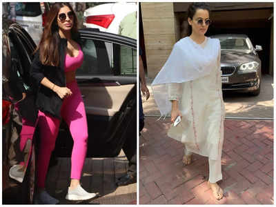 Sophie Choudry asks Kangana Ranaut's bodyguard to step outside her apartment building, WATCH video