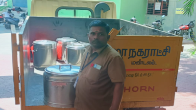Erode East byelection: When garbage collection vehicle brought food for corporation officials