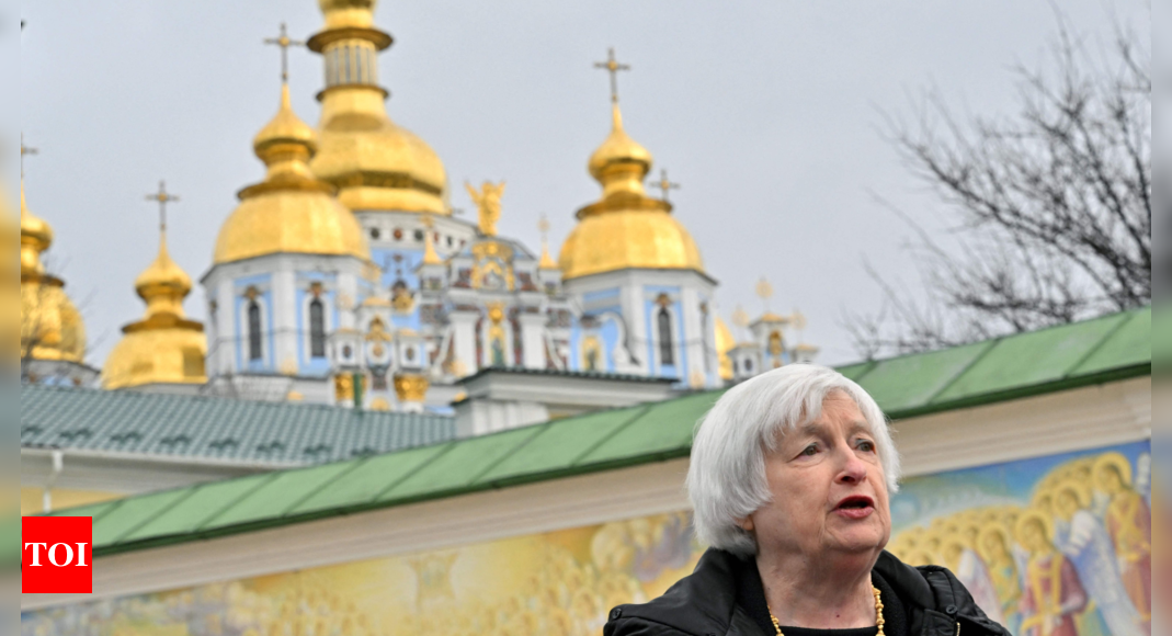 Yellen: US sending Ukraine another $1 billion, Janet Yellen says in Kyiv – Times of India