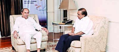 CM meets Mukesh Ambani, industry captains in Mumbai