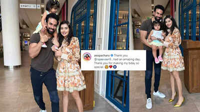 Charu Asopa thanks estranged husband Rajeev Sen for making her birthday special, TROLLS say 'aap dono ka samajh nahi aata'