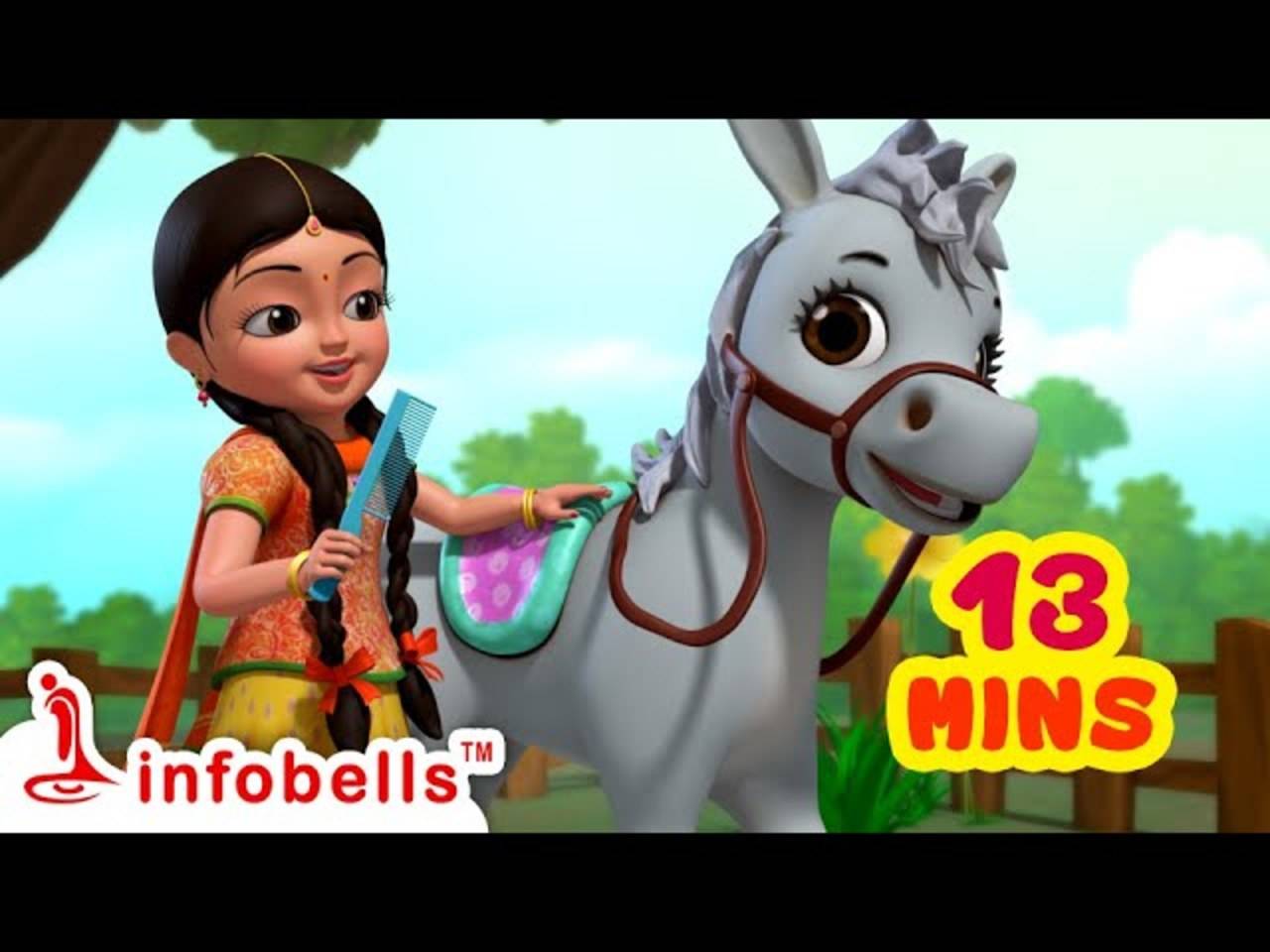 Nursery Rhymes in Telugu: Children Video Song in Telugu 'Chal Chal Gurram  Chalaki Gurram'