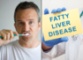 Sign of fatty liver seen while brushing teeth