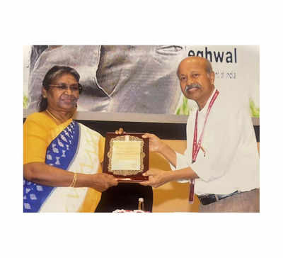 Makeup artist Ramakrishna dedicates his Sangeet Natak Akademi Award to backstage workers