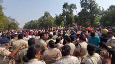 BJP protest over former Odisha minister Naba Kisore Das’s murder turns violent in Bhubaneswar