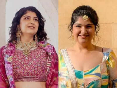 Times Arjun Kapoor's sister Anshula made a case for pretty lehengas