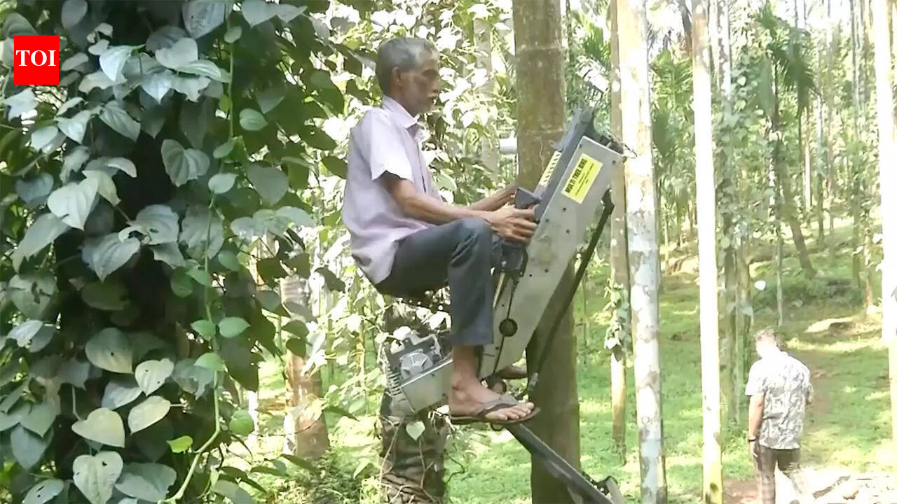 Karnataka farmers invent ‘Tree Bike’ capable of climbing trees