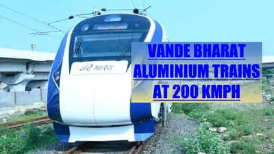 Vande Bharat aluminium trains: At 200 kmph, they'll be a game-changer for Indian Railways - watch video