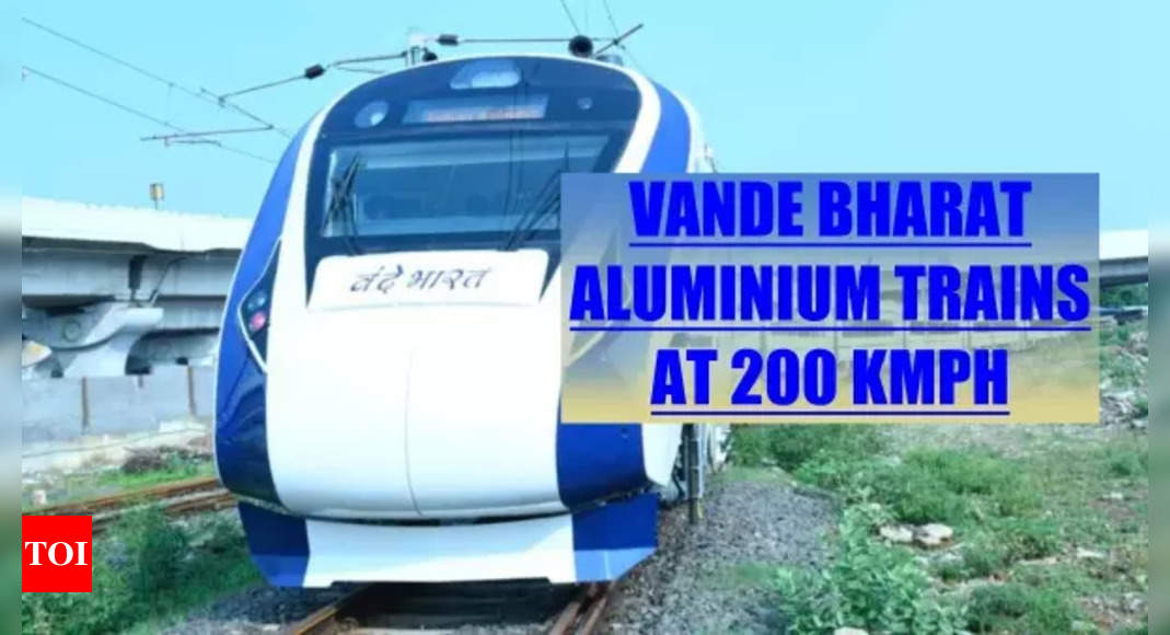 Aluminum trains by Vande Bharat: At 200 km/h they will be a game changer for Indian Railways – watch the video