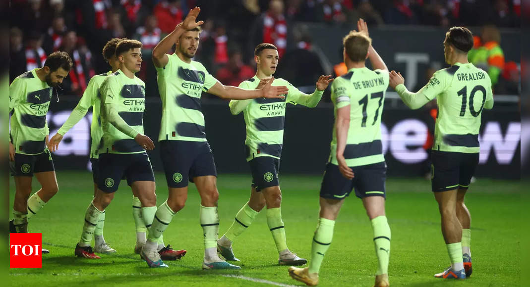 Man City beat Bristol City 3-0 to enter FA Cup sixth round | Football News – Times of India