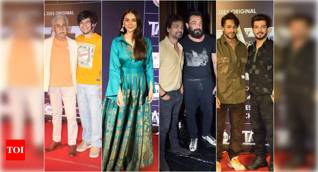 Naseeruddin Shah, Aditi Rao Hydari, Bobby Deol and more celebs galore at the special screening of Taj: Divided by Blood – Times of India