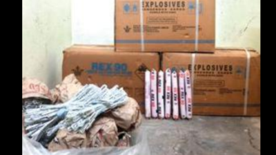 622 gelatin sticks, 1,244 detonators seized, nine held in Coimbatore