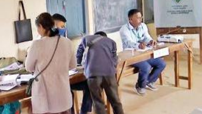 Meghalaya assembly election: Videos and photos of 2 voters pressing EVM buttons go viral, poll department files FIR