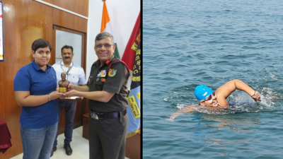 14-year-old girl with autism swims 21 km in 4 hours in Mumbai