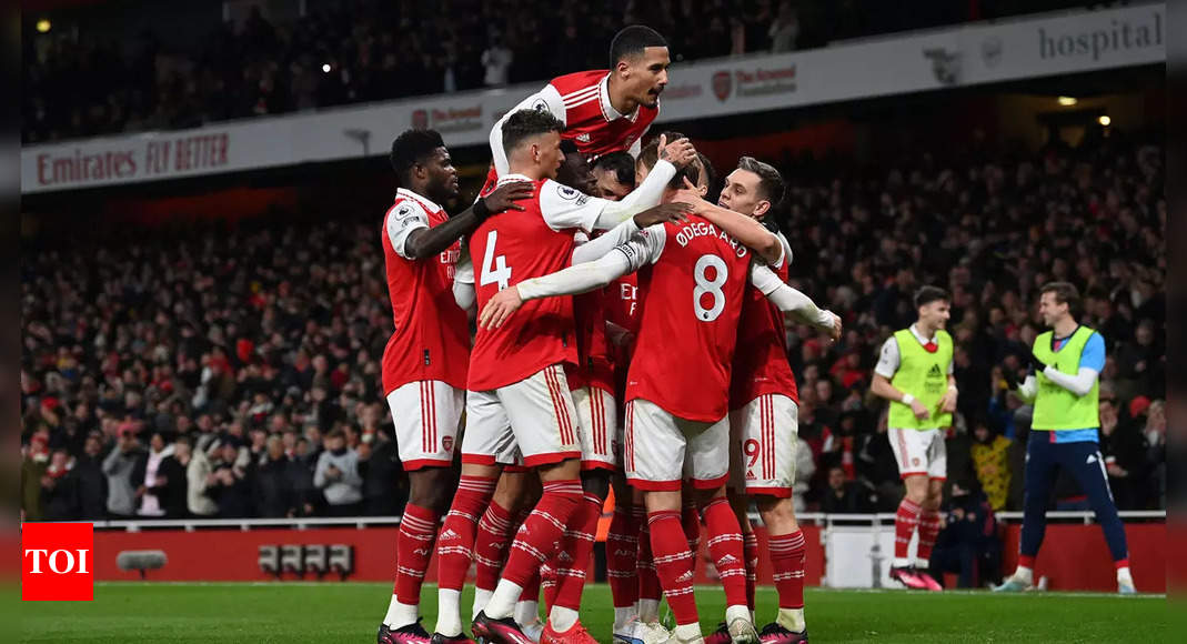 Premier League: EPL: Arsenal thrash Everton 4-0 to go five points clear in standings | Football News – Times of India