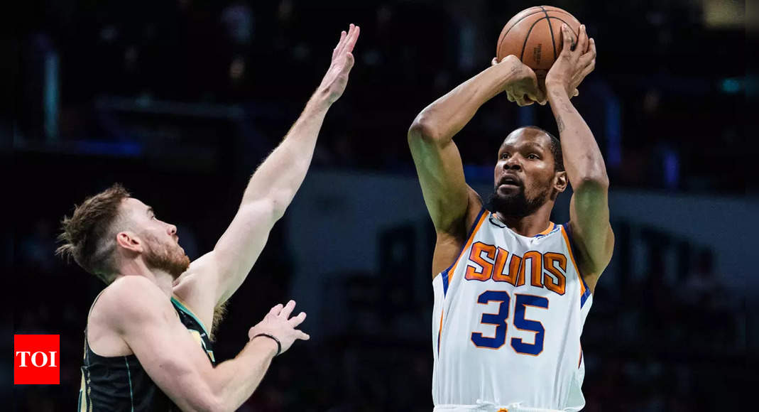 NBA: Kevin Durant impresses on debut as Phoenix Suns beat Charlotte Hornets | NBA News – Times of India
