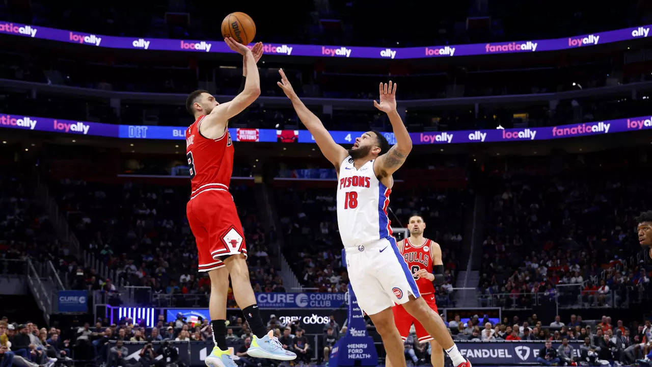 NBA: Zach LaVine scores 41 as Chicago Bulls sneak by Detroit Pistons