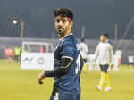 It's Bollywood stars versus Indian Navy team on the football ground