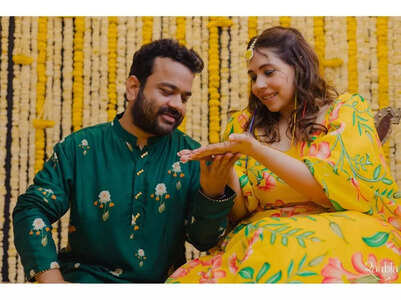 Maanvi Gagroo & Kumar Varun post mehendi pics