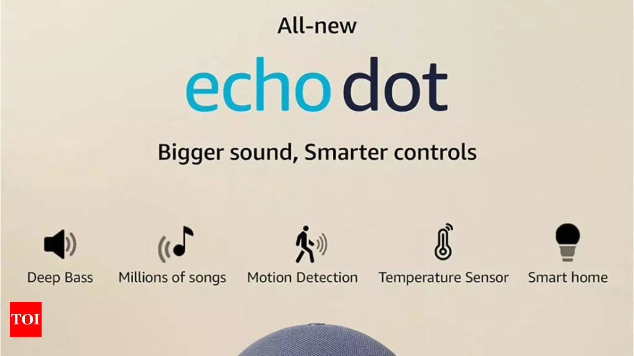 Echo Dot Price:  Echo Dot 5th Gen launches in India. Check  price, specifications and more - The Economic Times