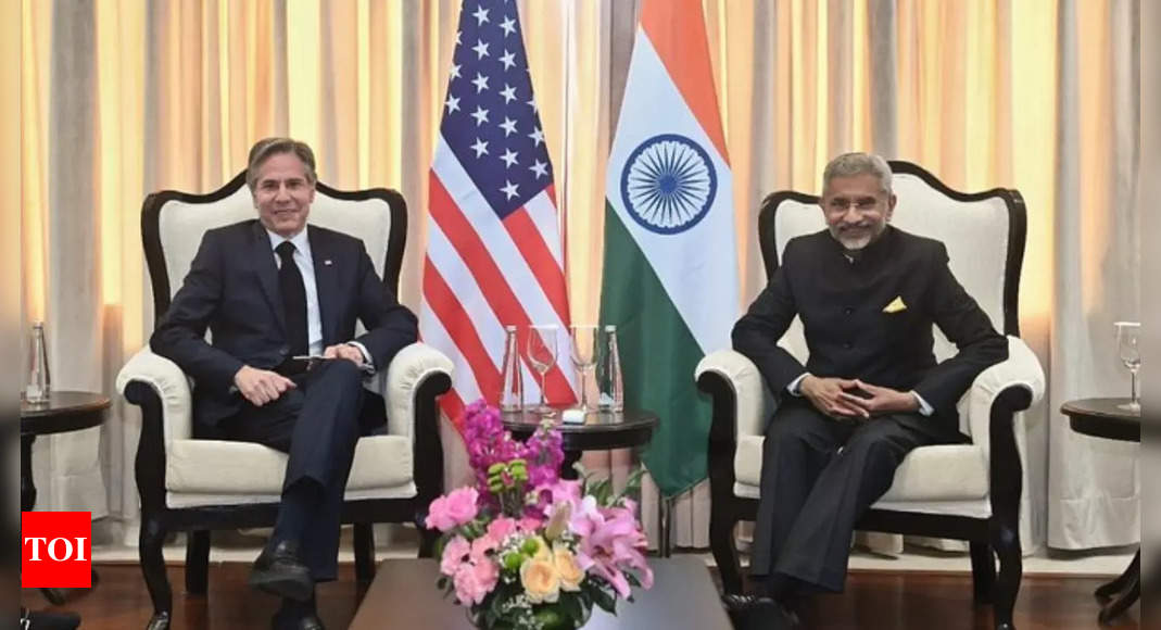 Menteri Luar Negeri Jaishankar bertemu dengan Menteri Luar Negeri AS Blinken |  Berita India