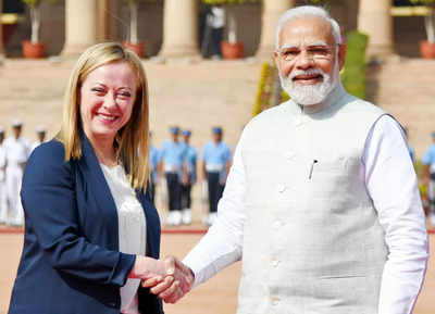 PM Modi holds talks with Italian counterpart Giorgia Meloni
