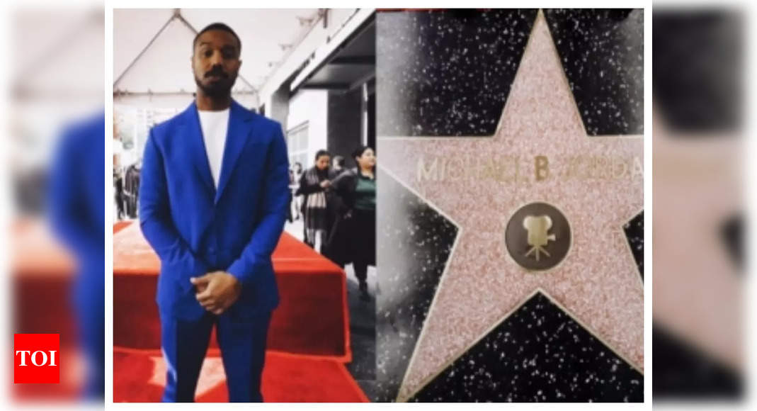 Michael B. Jordan Honoured With Hollywood Walk Of Fame Star | English ...