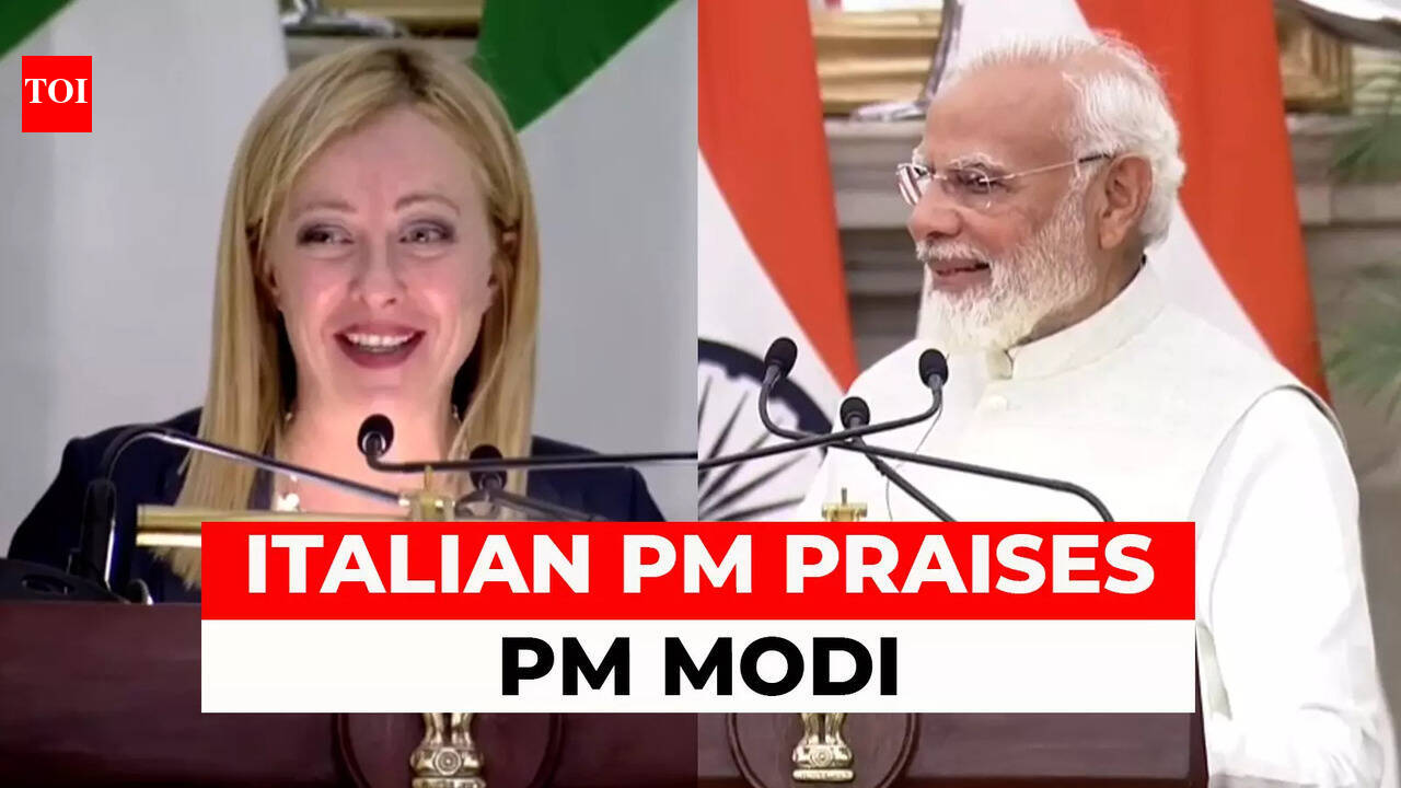 ‘Modi is most loved leader in world’: Italian PM Giorgia Meloni lauds ...