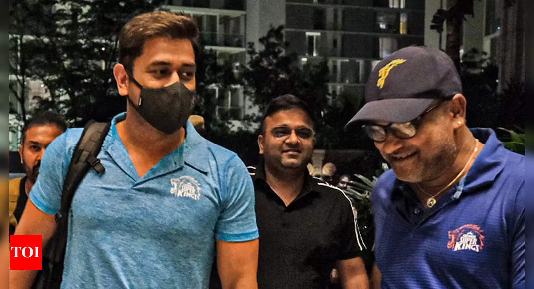 Watch: MS Dhoni receives rousing welcome upon his arrival in Chennai for pre-IPL camp | Cricket News – Times of India