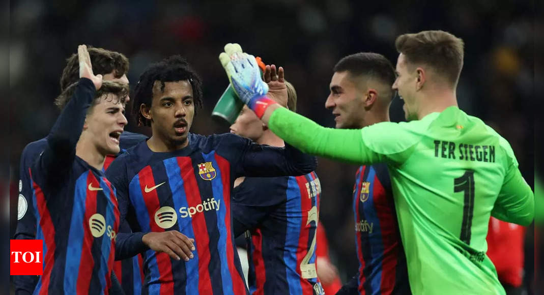 Copa del Rey: Barcelona earn gutsy 1-0 win at Real Madrid in semi-final first leg | Football News – Times of India