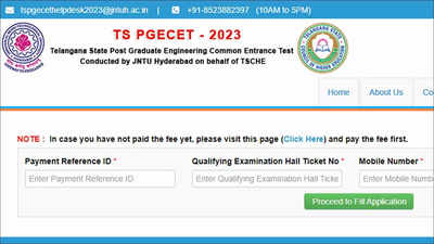 TS PGECET 2023 application registration begins, apply on pgecet.tsche.ac.in