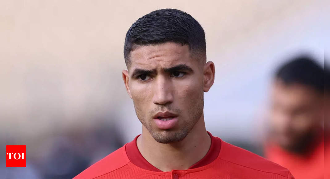 PSG’s Achraf Hakimi under investigation for alleged rape | Football News – Times of India