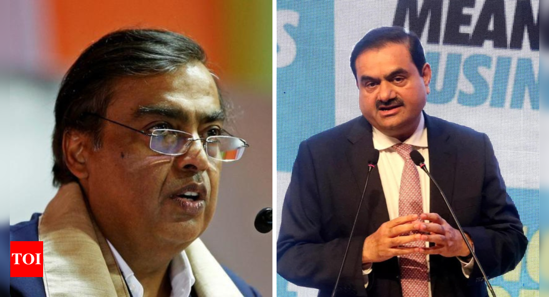 Billionaires Mukesh Ambani and Gautam Adani plan to build 25GW of clean energy in Andhra Pradesh – Times of India